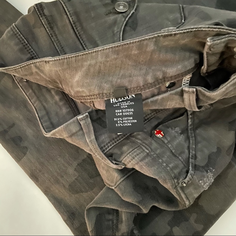 Hudson Camo Collin Ankle Skinny Jeans - Picture 8 of 11